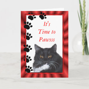 Funny Cat Sylvester card-customize any occasion Card