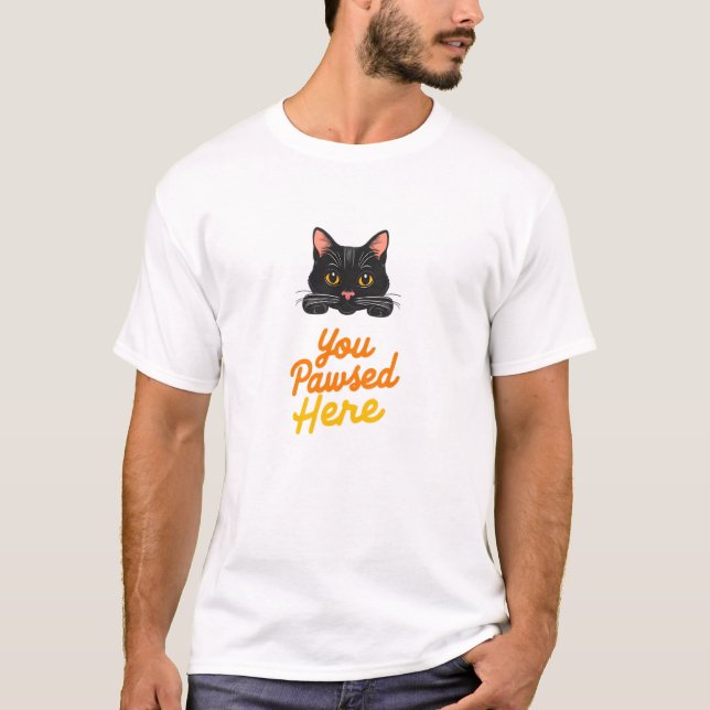 Funny Cat T-Shirt (Front)