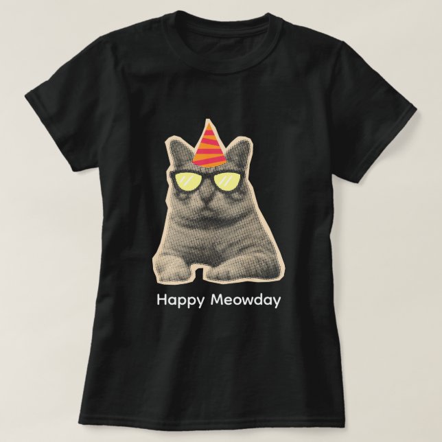 Funny cat T-Shirt (Design Front)