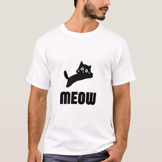 funny cat T-Shirt (Front)