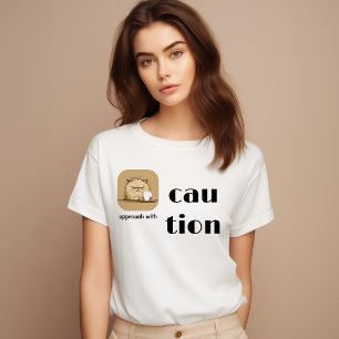 Funny Cat Tee for Cat Lovers   Cranky Cat