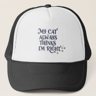 Funny Cat Text Hat