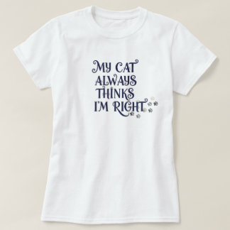 Funny Cat Text T-Shirt