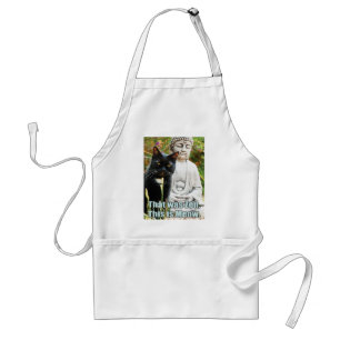 Funny Cat  - That was zen, this is meow Standard Apron