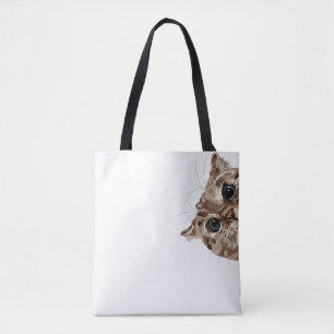 Funny Cat Tote Bag