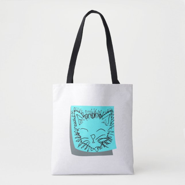 Funny Cat Tote Bag (Front)