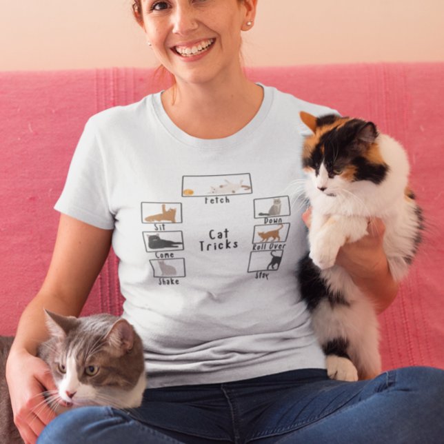 Funny Cat Tricks T-Shirt (Creator Uploaded)