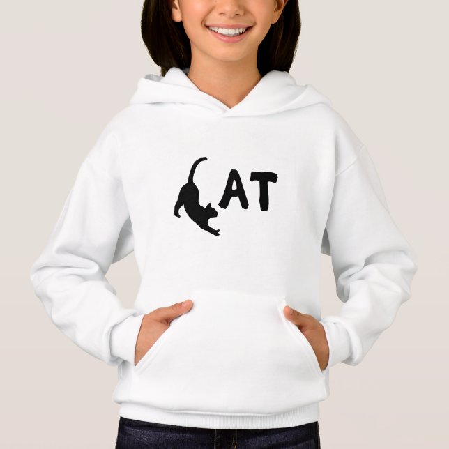 Funny Cat typography design (Front)