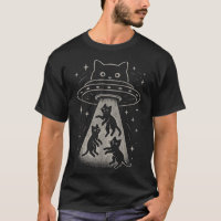 Funny Cat Ufo Cute Kitty Space Spaceship Alien Aes