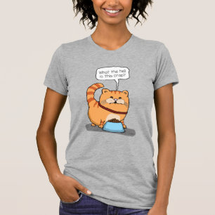 Funny Cat Unhappy With Chow T-Shirt
