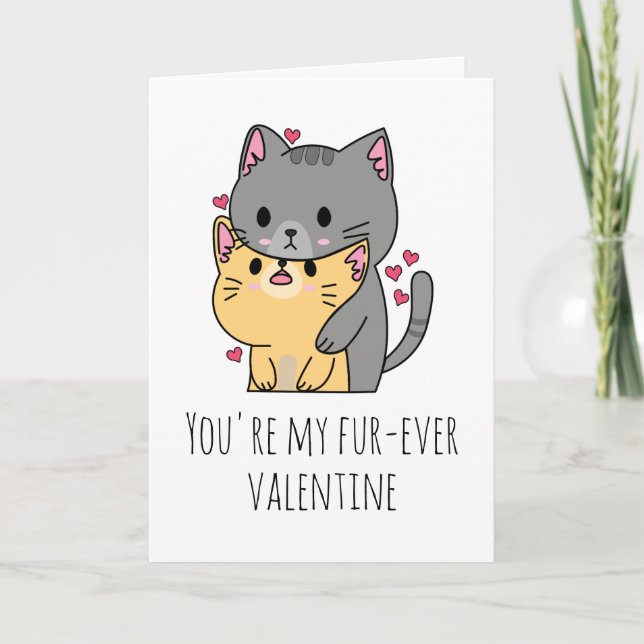 funny cat valentine cards (Front)