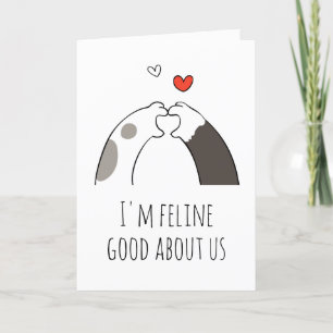 funny cat valentine cards