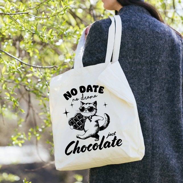 funny cat Valentine's Day  Tote Bag (Creator Uploaded)