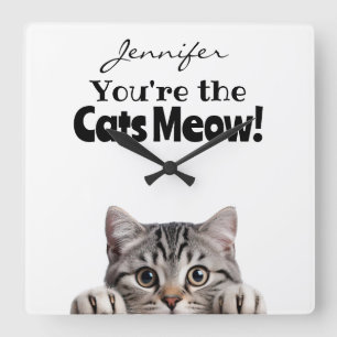 Funny Cat Wall Clock