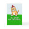 Funny Cat Wish List Christmas Card