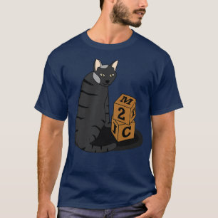 Funny cat with cubes T-Shirt