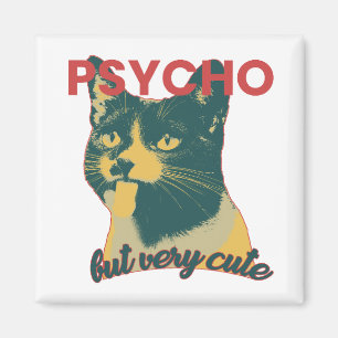 Funny Cat With Tongue Out Magnet