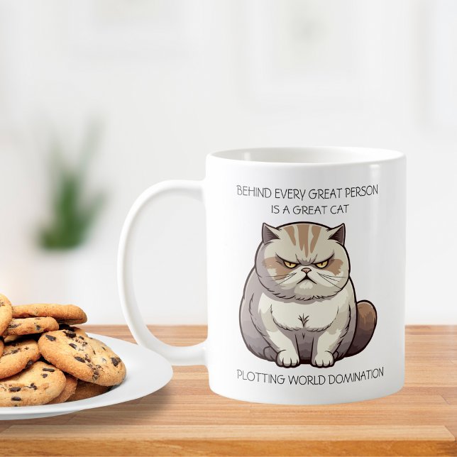 Funny Cat World Domination  Coffee Mug (Creator Uploaded)