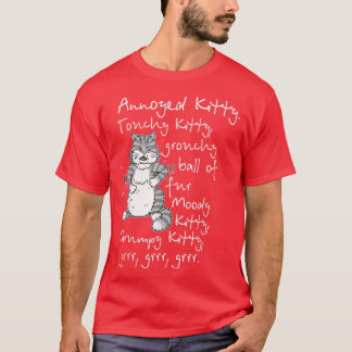 Funny Cat  Yarn  String Theory  T-Shirt