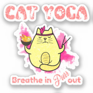 Funny Cat Yoga
