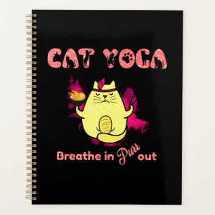 Funny Cat Yoga Planner