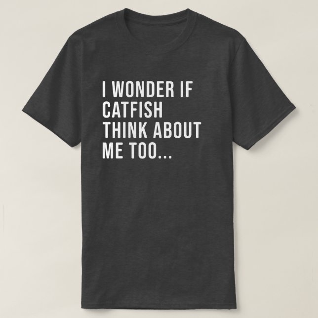 Funny Catfish Fishing Shirt for Men and Women (Design Front)