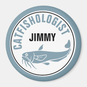 Funny Catfish Humourous Fishing Fried Recipe Cook Magnet