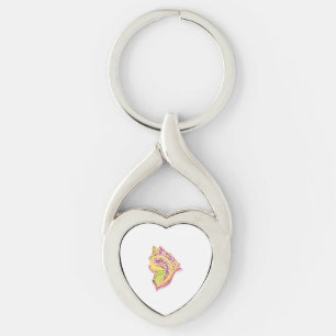 Funny Cats Breed Mandala Head Gift Ideas Key Ring