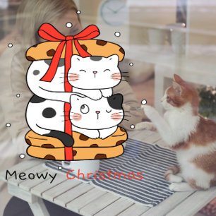Funny Cats Cookies Meowy Christmas Pet Shop Vet