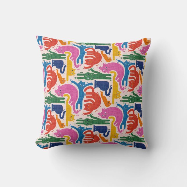 Funny cats cushion (Front)