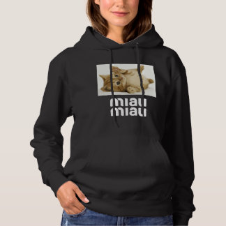funny cats design hoodie