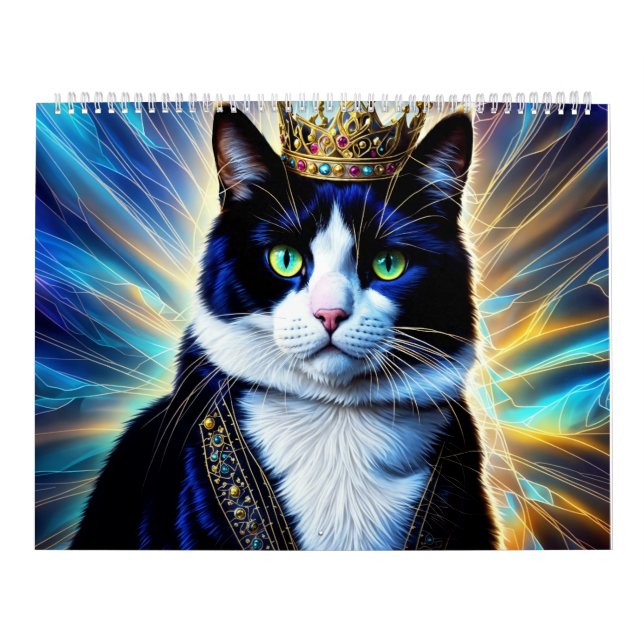 Funny Cats Dressed as Royalty Calendar (Cover)