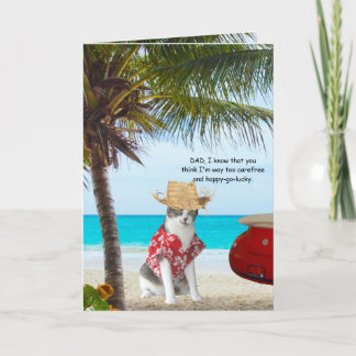 Funny Cats, Fun Loving Son, Father's Day Card