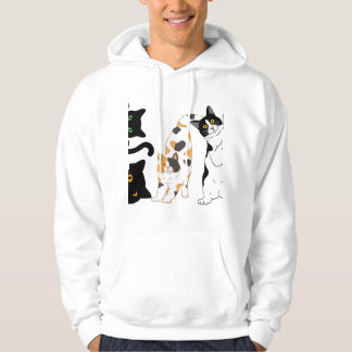funny cats hoodie