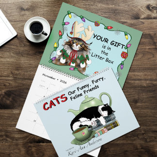 Funny Cats Humour Calendar 2026