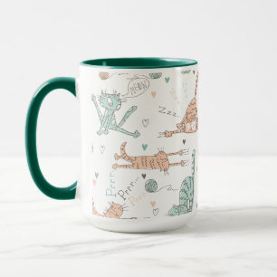 Funny Cats in a Cute Style Mug