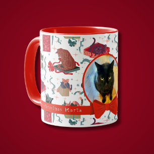 Funny Cats In Christmas Boxes Personalized  Mug