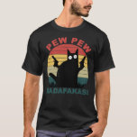 Funny cats lovers, pew pew madafakas cat Essential T-Shirt<br><div class="desc">Funny cats lovers,  pew pew madafakas cat Essential T-Shirt</div>