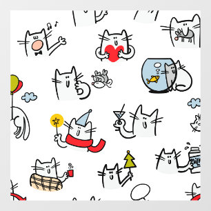 Funny cats, milk and magic.