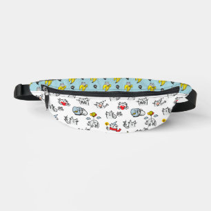 Funny cats, milk and magic. bum bags