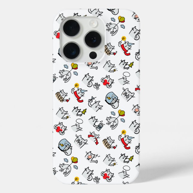 Funny cats, milk and magic. Case-Mate iPhone case (Back)