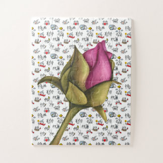 Funny cats, milk and magic. jigsaw puzzle