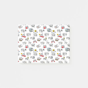 Funny cats, milk and magic. post-it notes