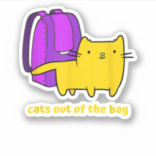 Funny Cats Out of The Bag