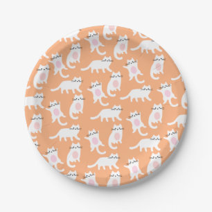 Funny Cats Paper Plates