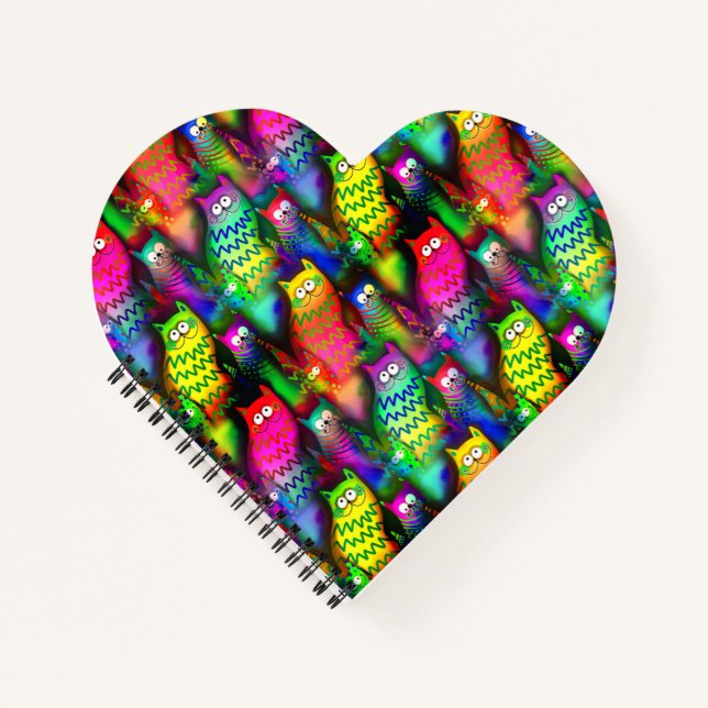 Funny Cats Pattern-54578 Notebook (Front)