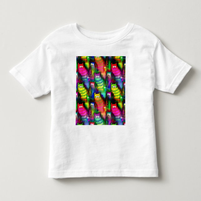 Funny Cats Pattern-54578 Toddler T-Shirt (Front)