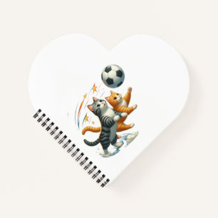FUNNY Cats Playing FOOTBALL on a Baby T-Shirt? Notebook