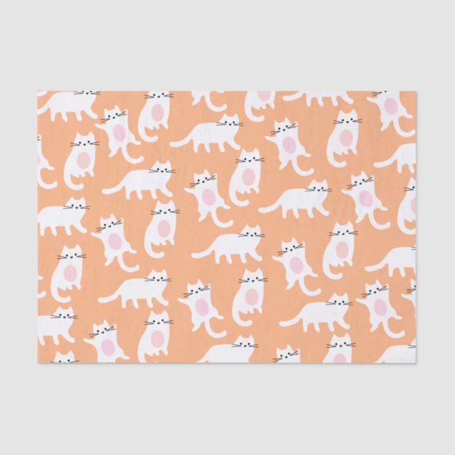 Funny Cats Tissue Paper (Front)