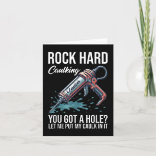 Funny Caulking Services Construction Quote Adult H Card